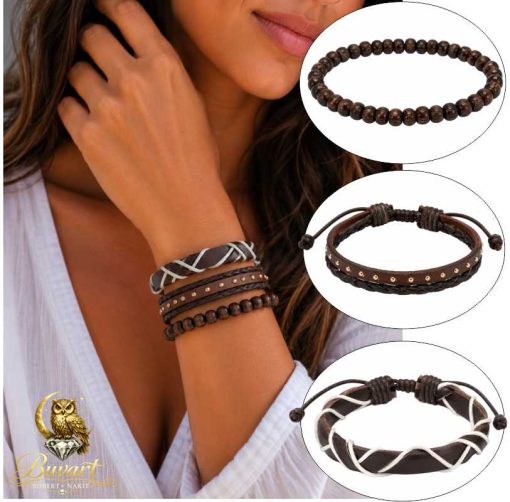 3 Piece Adjustable Bracelets