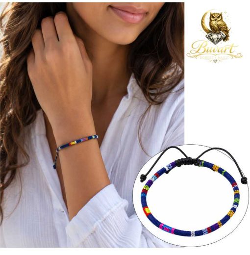 Colorful Woven Cord Bracelet