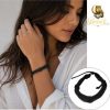 Black Leather Cord Bracelet
