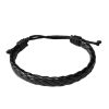 Black Braided Leather detailed