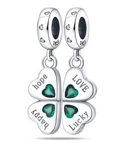 Lucky Love Heart Clover