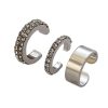 3-Piece Crystal No Piercing Ear Cuff details