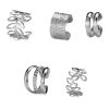 5-Piece Silver No Piercing detailed