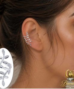Olive Leaf No Piercing Ear Cuff