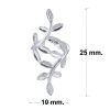 Olive Leaf No Piercing Ear Cuff detailed