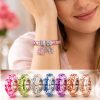 Retro Style Glitter Spacer Bead Set