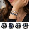 Retro Dark Blue Fashion Charms