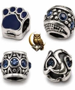 Retro Dark Blue Fashion Charms