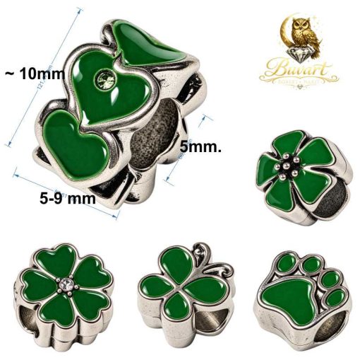 Retro Charms in Green