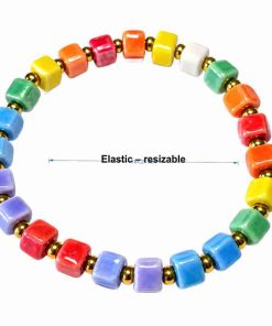 Handmade elastic bracelet