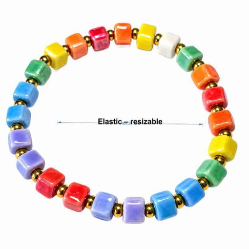 Handmade elastic bracelet